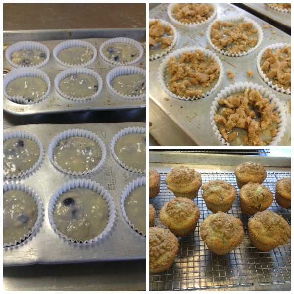 Blueberry Muffins with Streusel