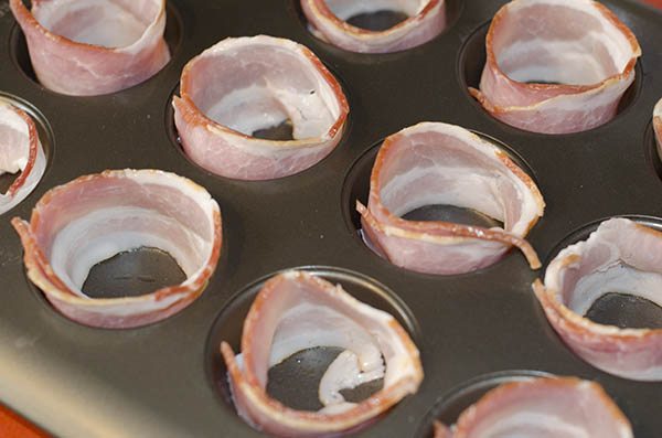 Bacon Egg Cups Step 1