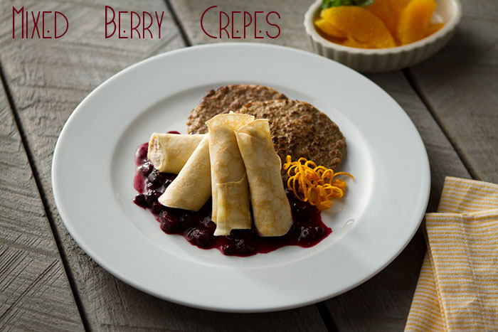 Mixed Berry Crepes