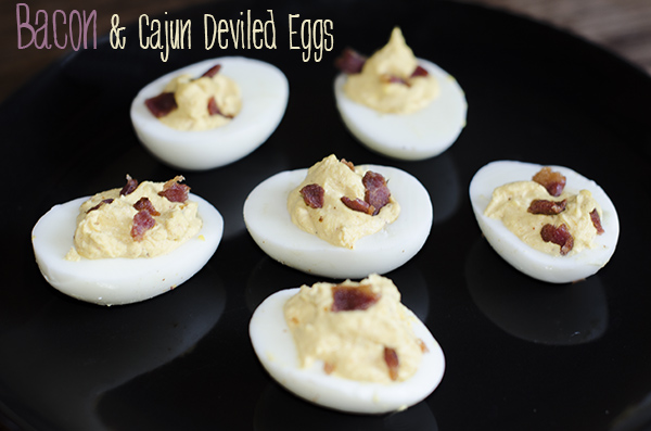 Bacon & Cajun Deviled Eggs
