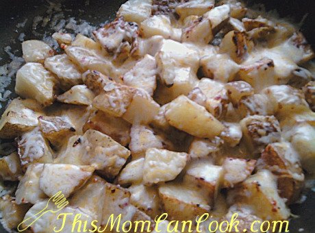 Cheesy Country Skillet Potatoes Recipe