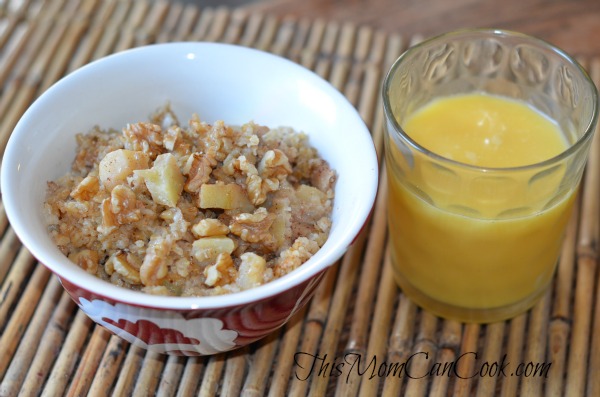 Crockpot Apple Cinnamon Steel Oats Recipe