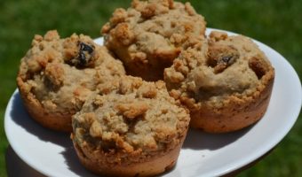 Apple Spice Muffins With Granola Crumb Topping