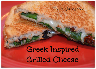 Greek Inspired Grilled Cheese Recipe