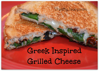 Greek Inspired Grilled Cheese Recipe