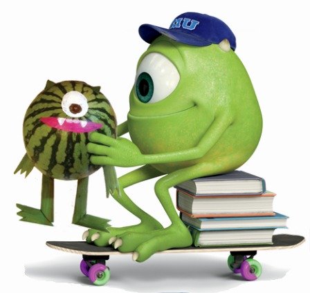 Mike Wazowski Watermelon