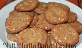 Nutty Butterfinger Cookies