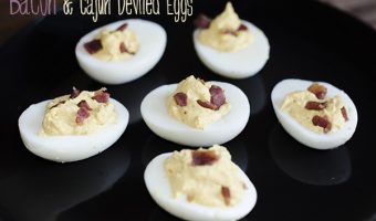 Bacon & Cajun Deviled Eggs