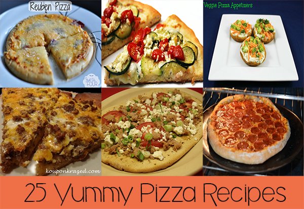 25 Yummy Pizza Recipes