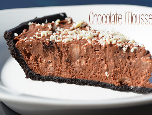 Chocolate mousse pie with instant pudding best sale