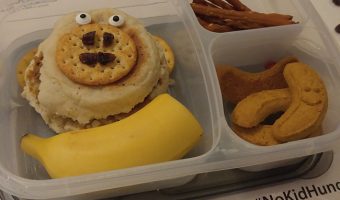 Funky Monkey Bento Box Lunch Idea