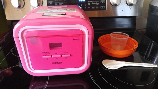 Pink Rice Cooker by Tiger
