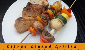 Citrus Glazed Grilled Pork Loin Filet & Kabobs