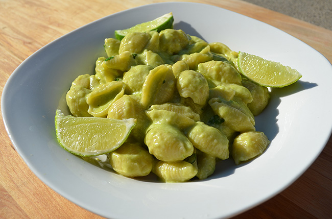 Avocado and Lime Pasta