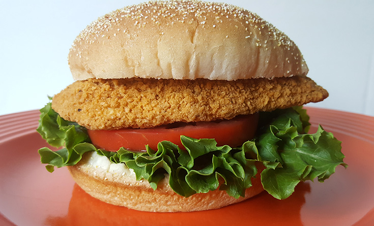  Baked Chicken Breast Fillet Sandwich With Foster Farms