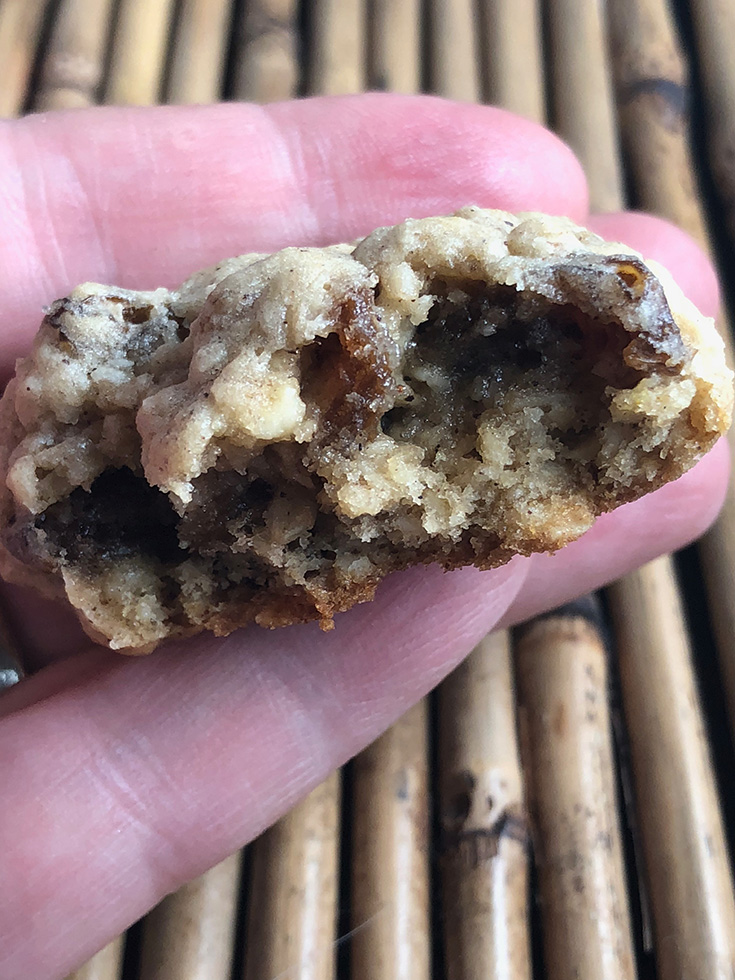 Instant Oatmeal & Raisin Cookies