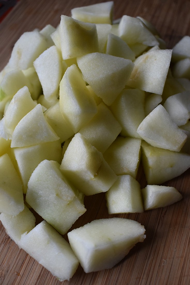 Chopped Apples for Instant Pot Applesauce