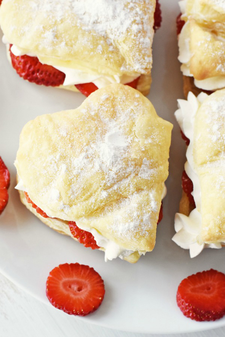 Strawberry Cream Puffs