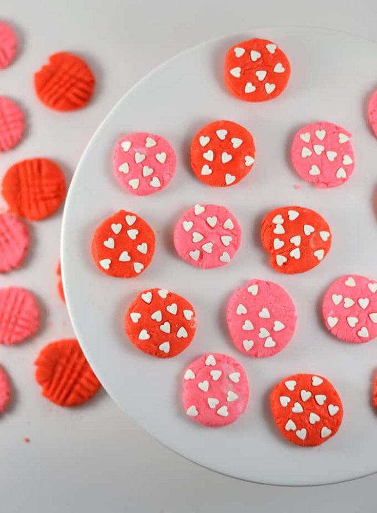 Valentines Day Peppermint Cream Cheese Mints