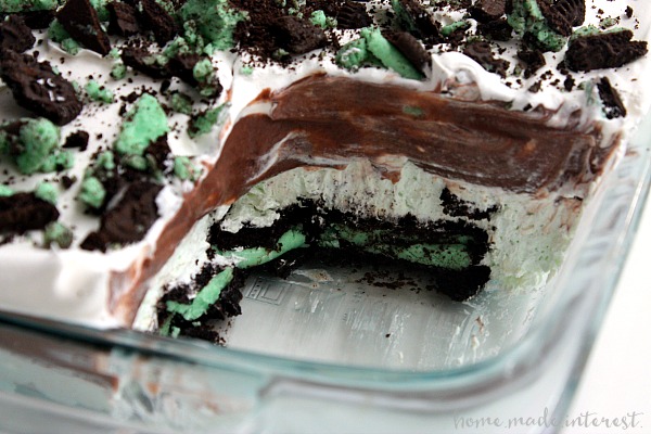 Mint OREO Lasagna