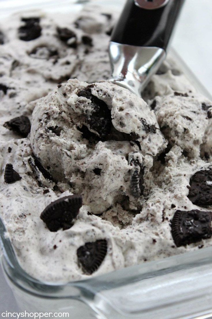 No Churn Oreo Ice Cream