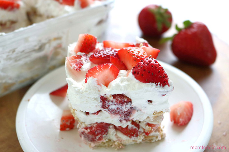 Strawberry Icebox Cake – Easy 3 Ingredient No Bake Dessert
