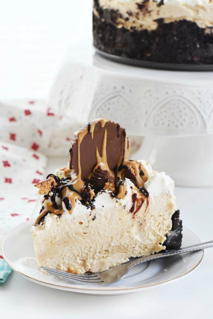 Perfect No Bake Peanut Butter Cheesecake