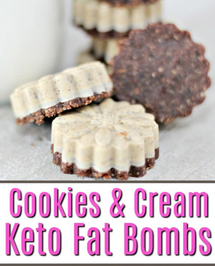 Cookies and Cream Keto Bomb Recipe